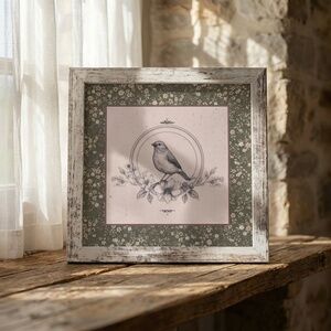 Floral Bird Wall Art